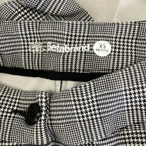 Betabrand Pants Womens XS Black White Skinny Leg Cigarette Dress Yoga Pant W1437